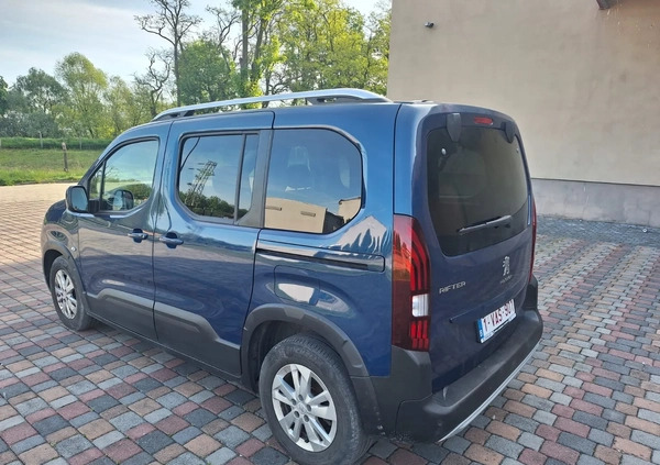 Peugeot Rifter cena 76500 przebieg: 40531, rok produkcji 2021 z Koło małe 106